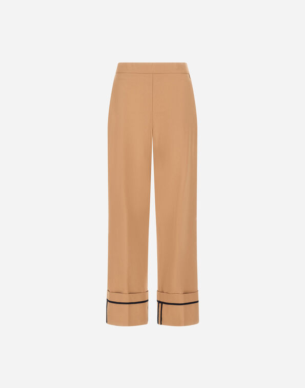 Herno TROUSERS IN DEAN Camel PT000206D132382157