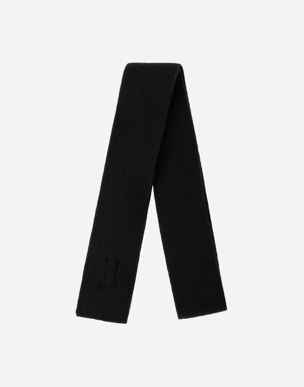 Herno PLAIN WOOL G.5 SCARF Black SCP00012X702459300