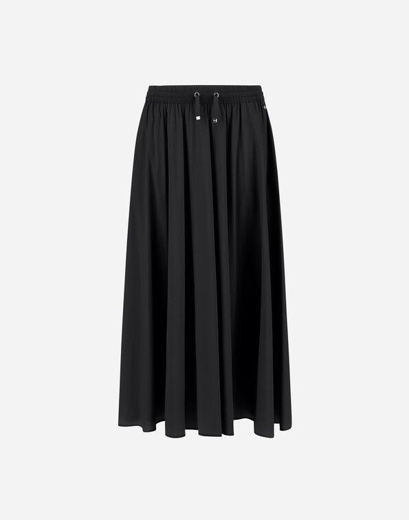 Herno LIGHT NYLON STRETCH SKIRT Black GN000007D12431SZ9300