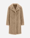 Herno CURLY ALTERNATIVE FUR COAT Chantilly GC000503D124211985