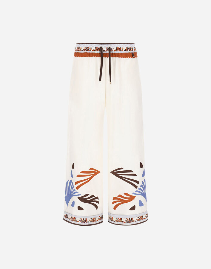 Herno TROUSERS IN SUMMER PRINT COTTON<br> Multicolor PT000233D133209999