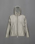 Herno LAMINAR HOODED JACKET IN METALLIC SHIELD Silver GI00189UL128499500
