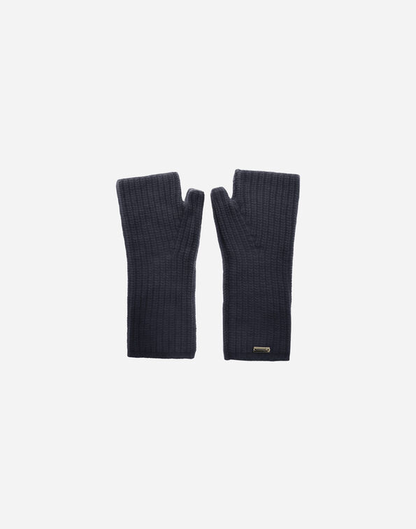 Herno GLOVES IN COB STITCH CARDED WOOL Navy Blue MANIC007D700489200