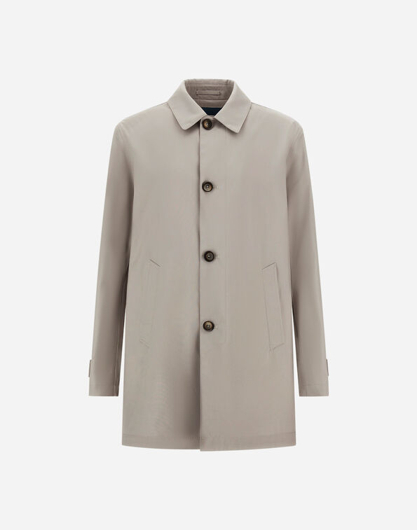 Herno RAINCOAT IN 3 LAYERS WOOL STORM Grey Pearl IM000386U334109403