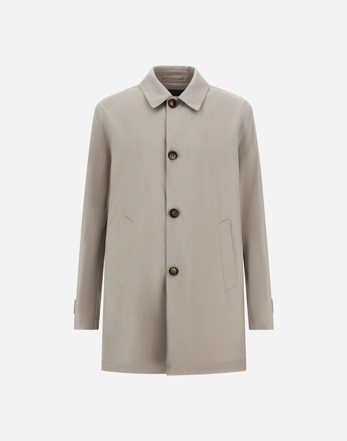 Herno RAINCOAT IN 3 LAYERS WOOL STORM Grey Pearl IM000386U334109403