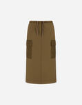 Herno COTTON FEEL AND NYLON CHAMONIX SKIRT Military GN000067D125317740