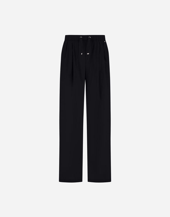Herno TROUSERS IN LIGHT STRETCH NYLON Black PT000246D12431SZ9300