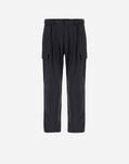 Herno RESORT CARGO TROUSERS IN NYLON COMFORT STRETCH Slate PT00035UR12742S9490