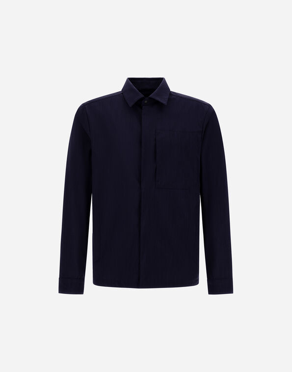 Herno SHACKET IN TECH-MERINO Navy Blue GI000625U334849200