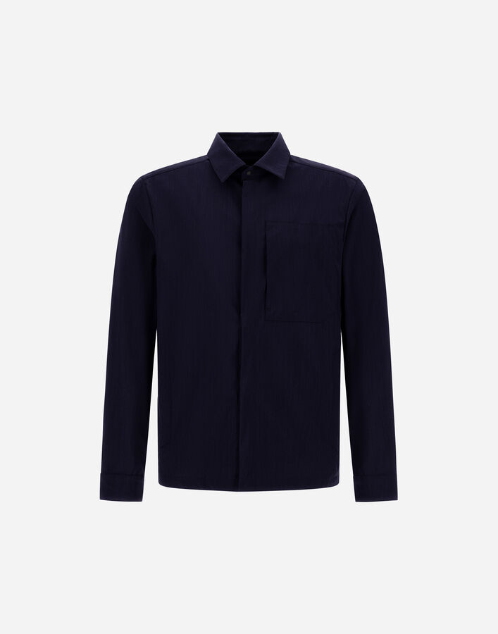 Herno SHACKET IN TECH-MERINO Navy Blue GI000625U334849200