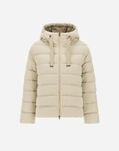 Herno JACKET IN SHINY RIBBED KNIT Chantilly PI0033DNW126801985