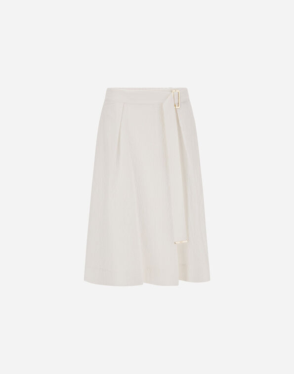 Herno SKIRT IN CRISPY COTTON White GN000112D132841000