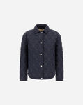 Herno JACKET IN ARENDELLE AND NYLON ULTRALIGHT Navy Blue GI000343D12414Z9200