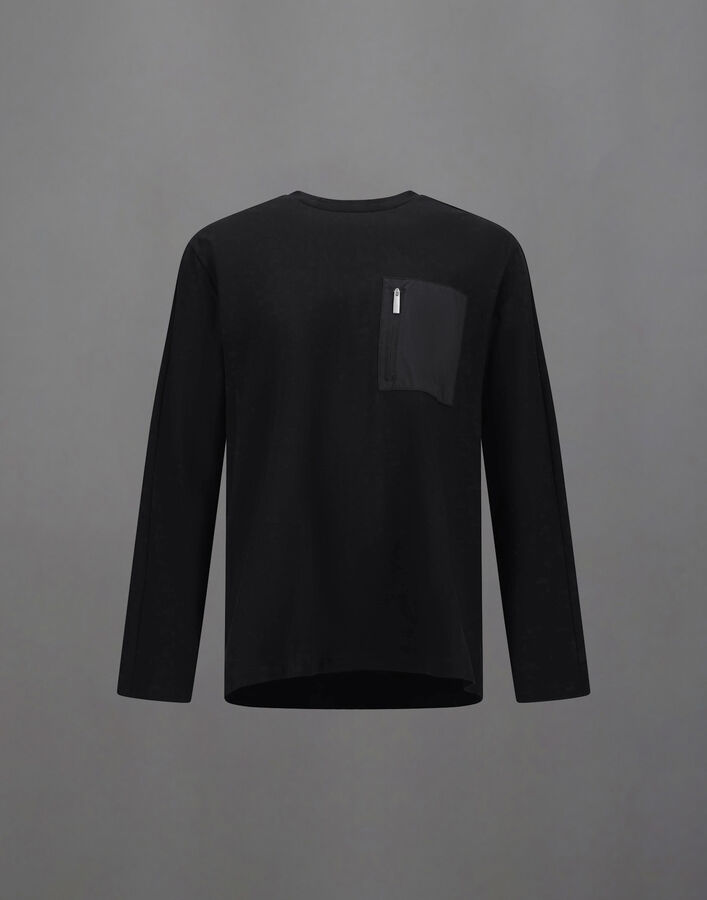 Herno LAMINAR MERCERIZED JERSEY AND 2L GORETEX T-SHIRT Black JG00071UL520959300