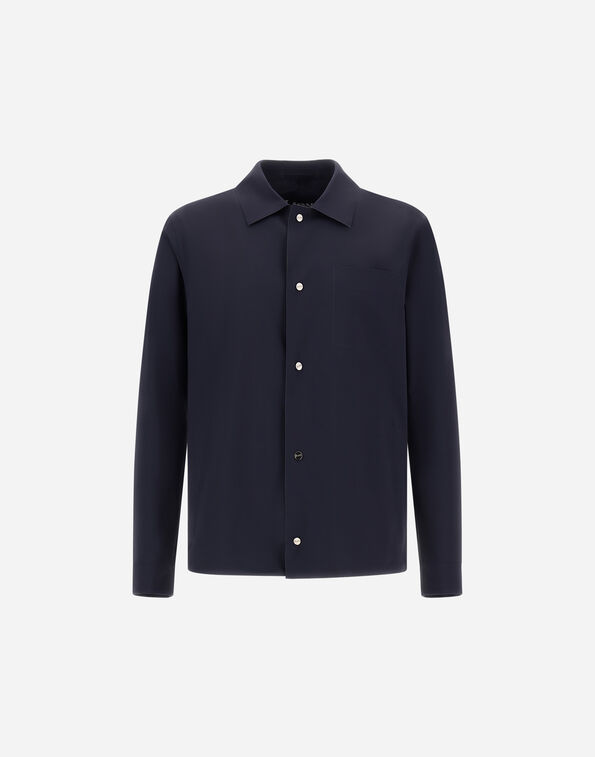 Herno ESSENCE SHACKET Blue/Grey GI000318U12301SZ9294