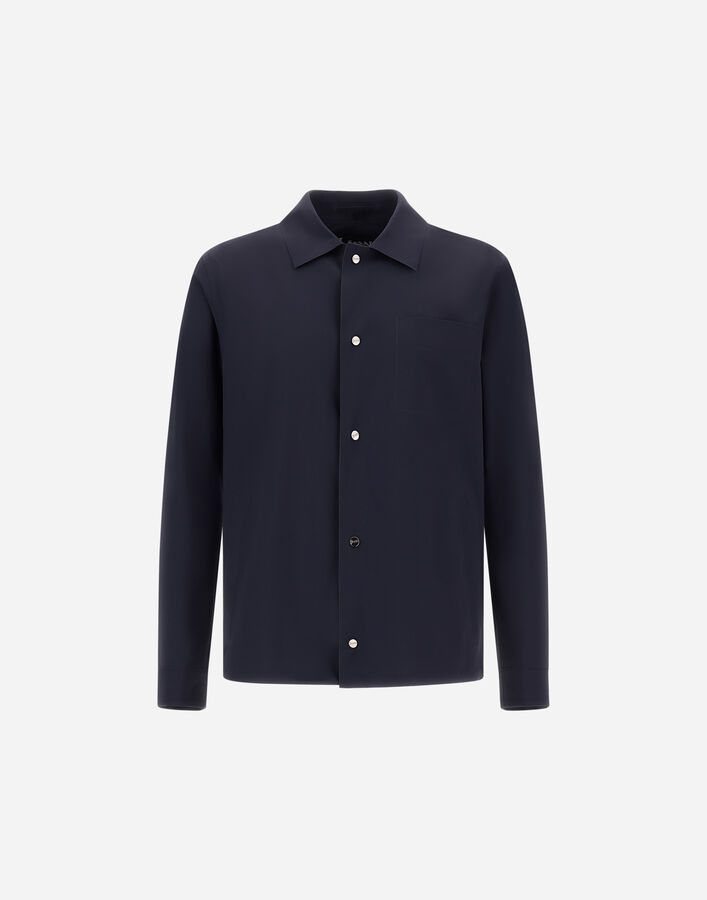 Herno ESSENCE SHACKET Blue/Grey GI000318U12301SZ9294