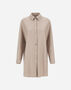 Herno RESORT FELTED WOOL SHACKET Chantilly GI00047DR333721983