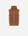 Herno VEST IN COB STITCH WOOL Caramel MC000183D700168030