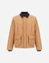 Herno JACKET IN NYLON CHAMONIX AND WAXED TECH COTTON Camel GI000530U12004Z2157