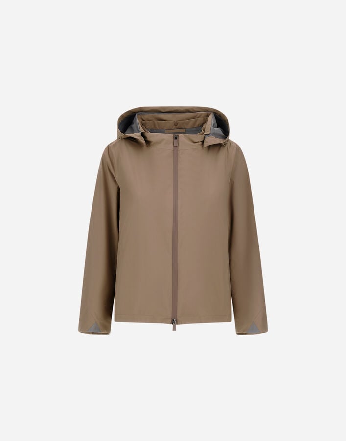 Herno CAPE IN 2 LAYERS WINDSTOPPER Dove Grey GI000367D128362600