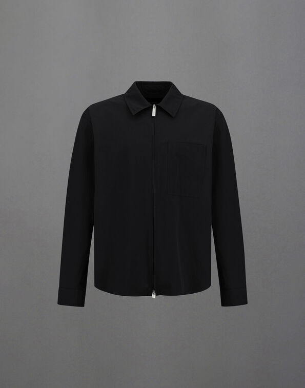 Herno LAMINAR SHACKET IN TECH-COTTON TWILL Black CM00012UL132859300