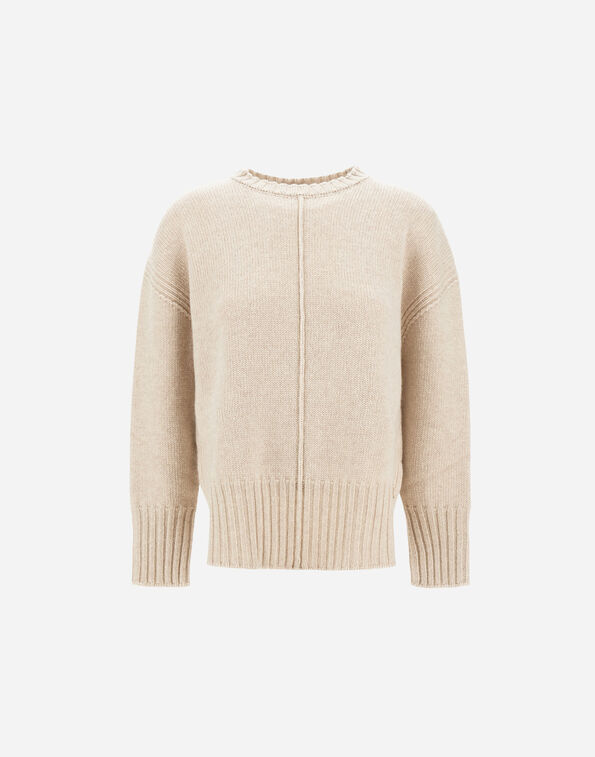 Herno SWEATER IN CARDED PURE WOOL G.7 Chantilly MG000201D702201985