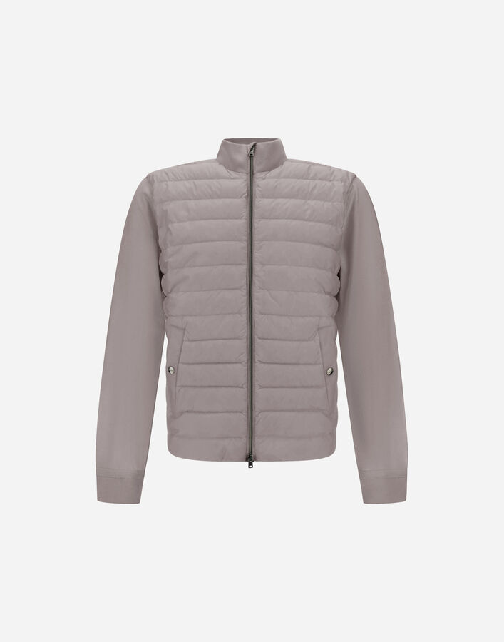 Herno CARDIGAN IN WOOL SILK AND ECOAGE Dove Grey MP000128U700252600