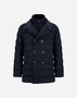 Herno PEA COAT IN NORFOLK WOOLÂ BLEND Navy Blue PI001271U332789200