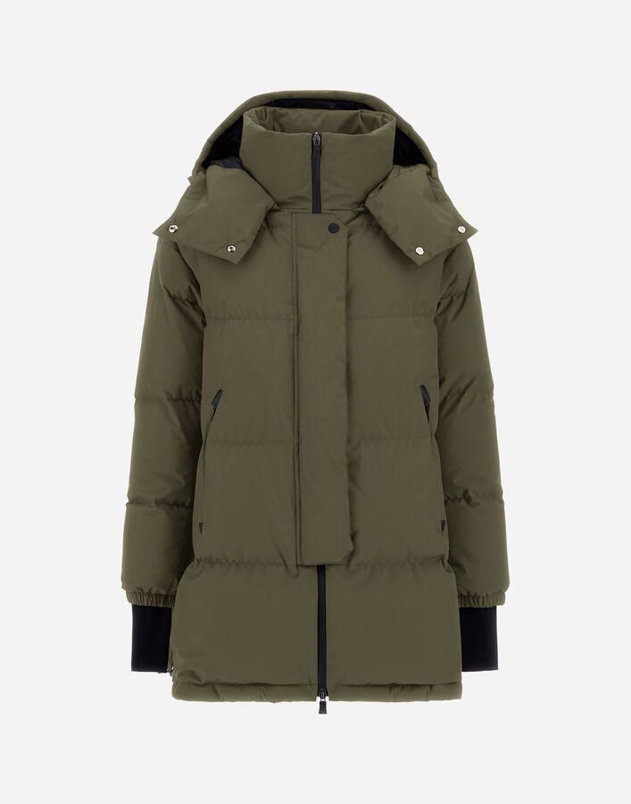 Herno RELAXED JACKET IN 2-LAYER WINDSTOPPER Green PI002047D128407400